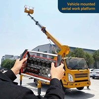Mando hidráulico , válvula direccional de 4 palancas, kits de control remoto inteligente de radio de grúa de camión