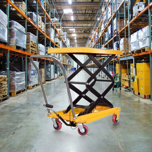 Bánh Xe Có Thể Lái 150Kg 0.72M Mini Xử Lý Thủy Lực Nền Tảng Xe Tải Cắt Kéo Nâng Hàng Hóa Tải Dỡ Thu Nhỏ Nâng Bảng - Product Image 4