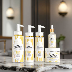 Натуральный набор для ухода за кожей риса против морщин, частная марка, уход за лицом и телом для всех типов кожи, поставка OEM/OM - Product Image 3