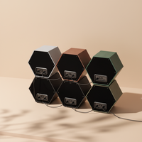 Promotion : Boîte à remontoir automatique multifonction carrée à 2 emplacements en cuir PU pour montres mécaniques, idéale pour la décoration intérieure
