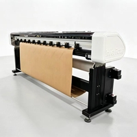 HP45 Twee-kops zelfreinigende verticale inkjet snijplotter kleding CAD print- en snijmachine