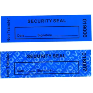 Custom Security Void Tamper Proof Sticker Secure Numbered Tamper Evident Seal Label Sticker Printing For Delivery Box Package