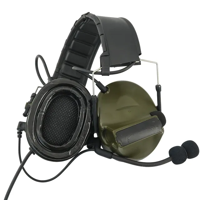 TS TAC-SKY TSCII Tactical Headset for Walkie-Talkie PTT Headset Outdoor Communication Electronic Shooting Ear Protection
