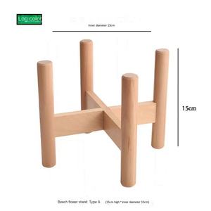 Venta caliente acabado esmaltado madera y <span class=keywords><strong>maceta</strong></span> de bambú soporte para <span class=keywords><strong>maceta</strong></span> para decoración del hogar con flores artificiales - Product Image 6