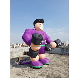 Publicité extérieure pour les clubs de fitness et les salles de sport gonflables, ballons géants gonflables promotionnels en forme de muscul homme - Product Image 1