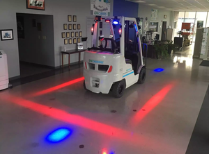 P & D, suministro de fábrica, 18W, carretilla elevadora <span class=keywords><strong>Led</strong></span>, luz de arco, horquilla, camión, lámpara de advertencia inversa, baliza de respaldo de marcha atrás, luces de seguridad - Product Image 3