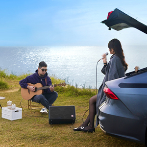 Musiccube Sistema PA Portatile a Colonna da 480W, Altoparlante Professionale con DSP e Bluetooth per Eventi dal Vivo e Matrimoni - Product Image 6