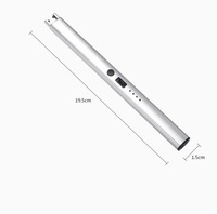 Pour bougie BBQ Camping briquet électrique Arc coupe-vent sans flamme USB briquet Rechargeable briquet avec verrouillage de sécurité
