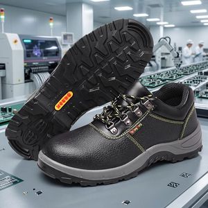 Chaussures de sécurité pour hommes, chaussures ESD antistatiques, embout en acier, résistantes aux perforations, SRC antidérapantes, pour salle blanche, <span class=keywords><strong>laboratoire</strong></span>, usine, directement de l'usine - Product Image 2