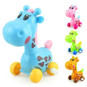 Aufzieh spielzeug Kawaii Giraffe Uhrwerk Spielzeug Mini Kunststoff Trägheit erstaunlich Smart Giraffe Aufzieh spielzeug