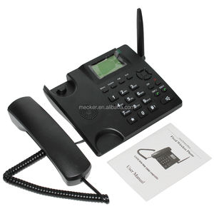 Téléphone <span class=keywords><strong>fixe</strong></span> sans fil de bureau MEOKER DDK 995+ multi-cartes SIM, compatible GSM 850/900/1800/1900 MHz - Product Image 3