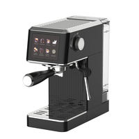 Cafetera Espresso Anbolife de 20 Bares, 1300W, Calentamiento por Termobloque, Pantalla Táctil, Acero Inoxidable con Vaporizador, OEM ODM