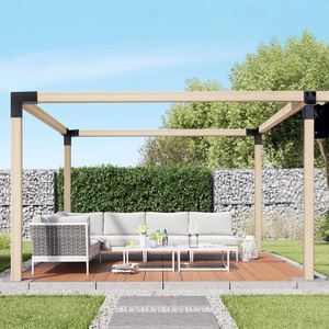 Kit de supports pour pergola, adapté aux tonnelles, gazebos, poteaux de clôture et pergolas (kit 4x4) - Product Image 3