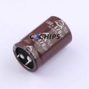 TLS450V470M30*45 Snap-in <b>Aluminum</b> <b>Electrolytic</b> <b>Capacitor</b> Through hole Component (THT),D30xL45mm 470uF 20% 450V 10mm - Product Image 1