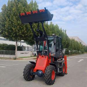 מעמיס גלגלים קומפקטי זול למכירה, מחפרון דו-תכליתי, מחיר יצרן ציוד כבד - Product Image 4