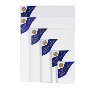 Toile tendue personnalisée en coton vierge pour artistes, plusieurs tailles, pour peinture à l'huile et acrylique, fournitures d'<span class=keywords><strong>art</strong></span> - Keep Smiling - Product Image 3