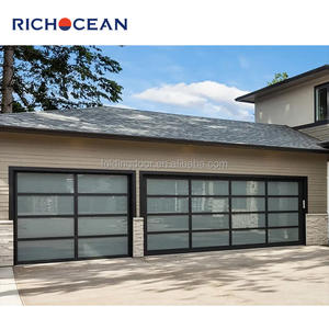 RICHOCEAN Meilleure Vente Personnalisé Aluminium Automatique Isolé Électrique Sectionnel Double Peau Portes de <span class=keywords><strong>Garage</strong></span> pour Villa - Product Image 4