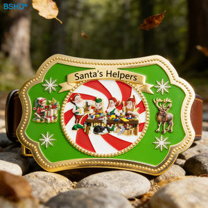 Vente <span class=keywords><strong>en</strong></span> gros d'accessoires de déguisement de Noël avec logo personnalisé français 148*106mm Boucles de ceinture <span class=keywords><strong>en</strong></span> métal <span class=keywords><strong>en</strong></span> alliage de zinc pour <span class=keywords><strong>le</strong></span> <span class=keywords><strong>père</strong></span> Noël - Product Image 1