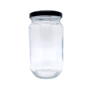 Nhà Máy Cung Cấp <span class=keywords><strong>4</strong></span> Oz 5Oz 8Oz 12Oz 17Oz Rỗng Rõ Ràng Kẹo Vòng Container Lọ Thủy Tinh Với Số Lượng Lớn Với Vàng Kim Loại Có Nắp Đậy - Product Image 2