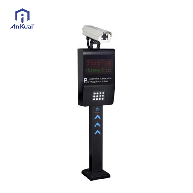 Ankuai ALPR Parking System Vehicle LPR Access Control Boom Gate System with Car License Number Recognition Camera