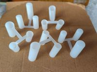 Cache-prise de protection moulé par injection ECSON pour prises européennes 4.0/4.8 anti-poussière et systèmes de prises brésiliennes à trois broches
