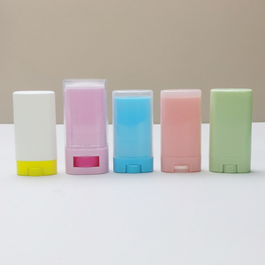 FABRICACIÓN 15g paloma vacía jabón stick embalaje Rosa UV botella mate contenedor pequeño <span class=keywords><strong>desodorante</strong></span> de plástico plano contenedor - Product Image 2
