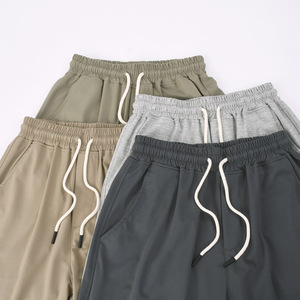 Custom <b>Men's</b> Summer Sporty 100% Cotton Sweat <b>Shorts</b> Plus Size Casual Runners' Board <b>Shorts</b> Embroidered Knitted Elastic Waist - Product Image 3