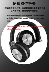 Vente chaude Gaming Écouteur <span class=keywords><strong>Son</strong></span> Sans Fil Casque Musique Casque bluetooth Hifi Eva Sac Emballage De L'approvisionnement D'usine - Product Image 4