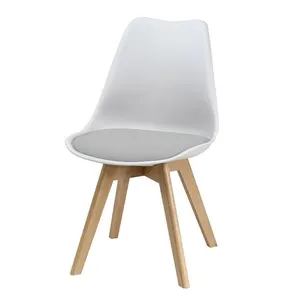 Moderne Holz-Kunststoff- Freizeitsstuhl Esszimmermöbel Heimmöbel Abs Kunststoff 3-5Jahre 4 Stück/Karton 10 Stück Elasthan