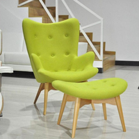 Canapé en bois otomanos canapés en forma de flor simple canapés simples canapé sexy chaise inclinable canapé de salón es tissu