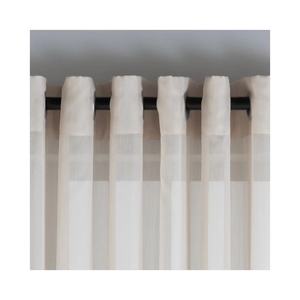 Волнистая льняная занавеска, прозрачная ткань для штор - Product Image 1