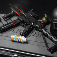 UMP45 pistolet briques assemblage blocs de construction pistolet militaire WW2 arme jeu modèle pistolet série briques de construction Kit Moc jouet pour garçon