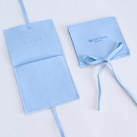 Sac à poussière pour boucles d'oreilles en microfibre, nouveau design Boyang, pour bijoux