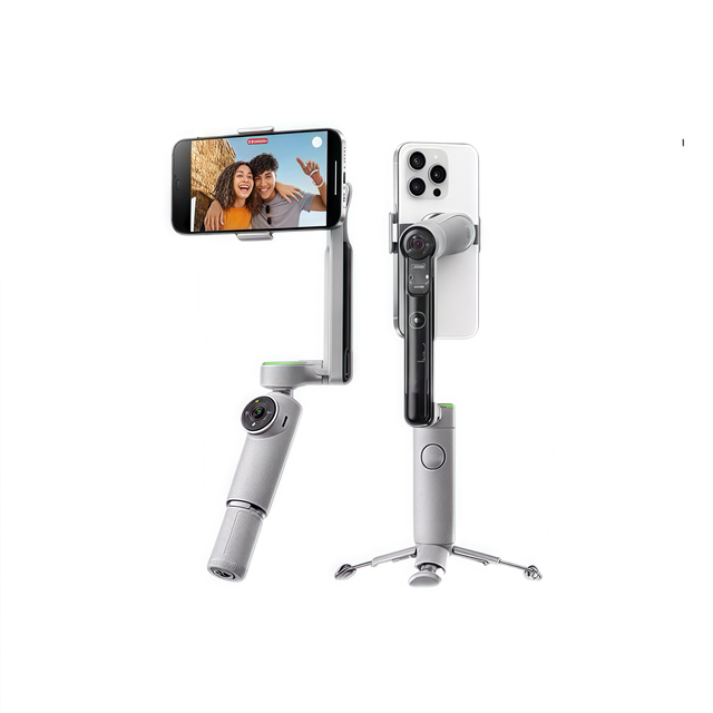 Ins 360 Flow Pro Phone Video Camera Gimbal Stabilizer Lightweight Portable Travel Photography Gimbal Ai Tracking for V5.0