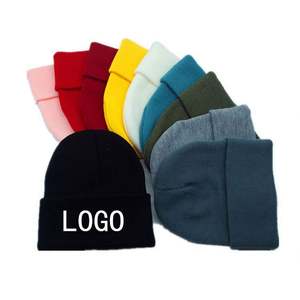 Winter Knitted Promo <strong>Hat</strong> Men Warm Winter <strong>Hat</strong> With Logo Custom Thermal <strong>Fleece</strong> <strong>Lined</strong> Beanie - Product Image 4