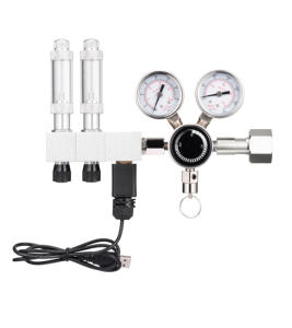 Regulador de presión de <span class=keywords><strong>CO2</strong></span> para acuario de dos etapas, bloque múltiple extensible de alta calidad - Product Image 2