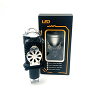 Nouvelle vente en gros d'usine : Lentille de projecteur et ampoule LED H4 6000K 100W 10000 Lumens 12V, ajustement universel pour voiture, moto et motocyclette