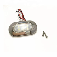 12V DC imperméable blanc bleu en acier inoxydable Marine lumière de courtoisie pour bateau RV remorque