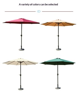 Parasol de plage réglable en hauteur, résistant <span class=keywords><strong>au</strong></span> vent et aux UV, pour pique-niques, piscines, jardins et utilisation sur la plage - Product Image 5