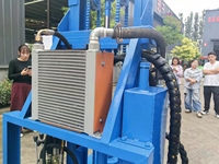 Foreuse compacte électrique sur roues pour puits d'eau 220V 4KW 150m, rotative à boue pour l'irrigation agricole