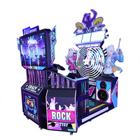 Machine de jeu d'arcade musicale à tambour à pièces d'argent pour centres de divertissement en centre commercial, simulateur de rythme pour centres commerciaux