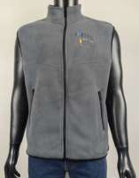 Gilet en polaire composite à carreaux personnalisé en gros, unisexe, pour sports de plein air, vêtements de travail, vêtements de groupe, veste Softshell