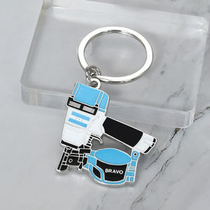 Ongebruikelijk ontwerp unieke metalen sleutelhanger met aangepast logo, zinklegering, gestanst, bedrukt, metalen sleutelhanger voor souvenir cadeau - Product Image 4