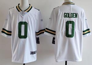 2526 Jersey Sepak Bola Amerika Green Bay Packers # 0 Emas # 11 Reed # 8 Kemeja Pria Lengan Pendek Jahitan Jacobs Grosir Cina - Product Image 2