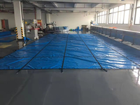Fabrication professionnelle Bache De Securite Piscine 8x4 étanche Blackout lourd PVC enduit piscine couverture protecteur