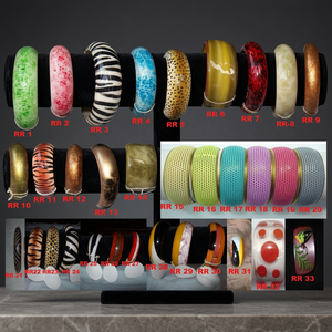 Bracelet de mode écologique haut de gamme en ivoire et résine coloré pour femmes, excellent cadeau, bijoux pour mariage, bracelets simples - Product Image 2