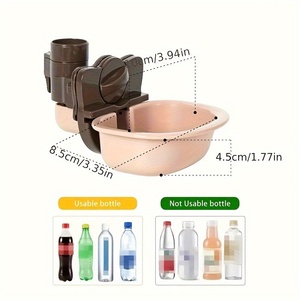 Wall Mounted Pet Feeder Bowl <b>Cage</b> Mounted Food Water Dish <b>for</b> <b>Cats</b> and Small Dogs - Product Image 5