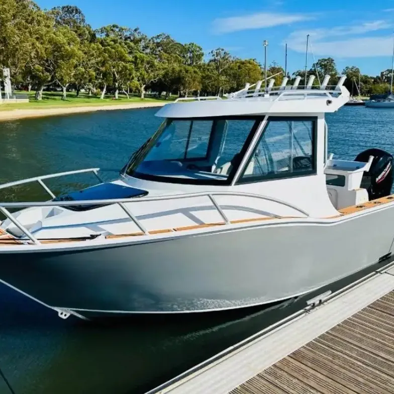 Gospel 6.25m Yacht Hors-bord Moteur Cuddy Cabine Aluminium Fish Boats à vendre