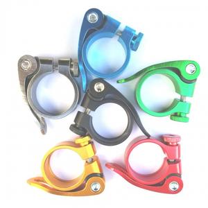 ตัวล็อคหลักอานจักรยานอะลูมิเนียมอัลลอยแบบปลดเร็ว ขนาด 34.9 31.8 28.6 มม. สำหรับจักรยานเสือภูเขา ใช้ได้กับหลักอานทั่วไป - Product Image 5