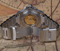 Montres mécaniques de plongée haut de gamme en acier, lumineuses, de conception et fabrication usine, simili calendrier, pour marque privée